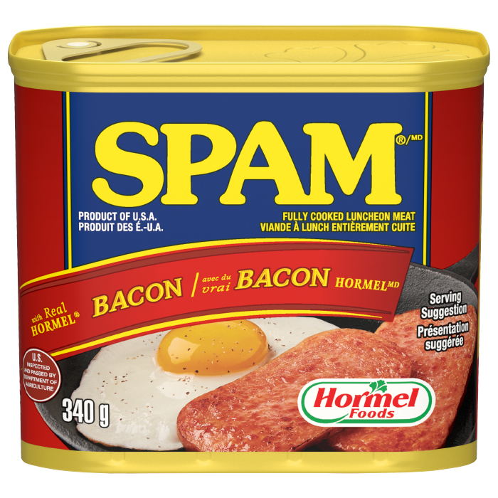 Hormel SPAM with real bacon 12 oz can