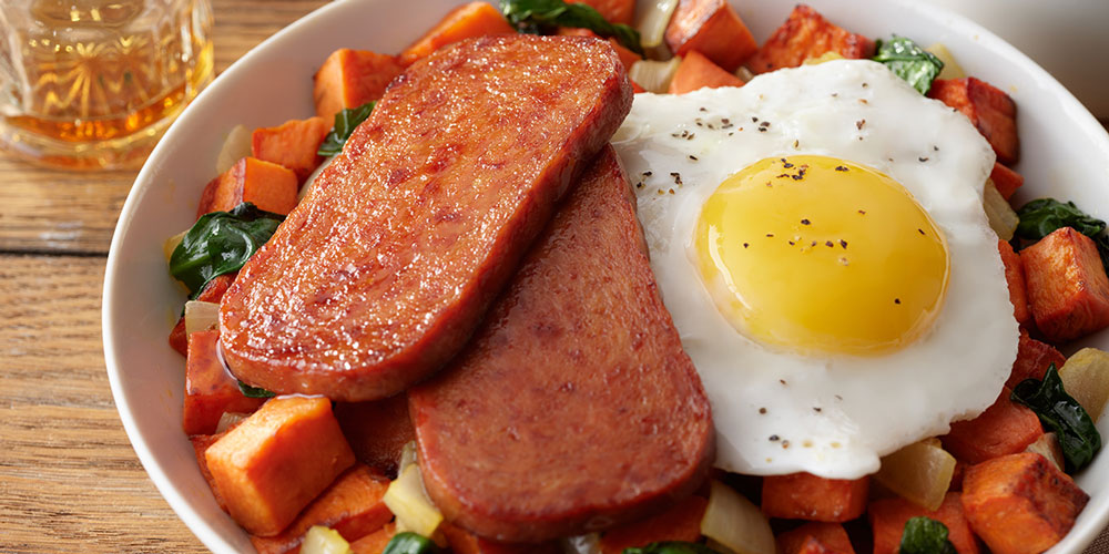 SPAM® Maple Flavoured Breakfast Bowl